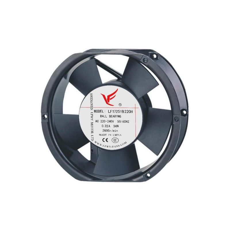 Ventilador de resfriamento de pilha de carregamento de 172 * 150 * 51MM