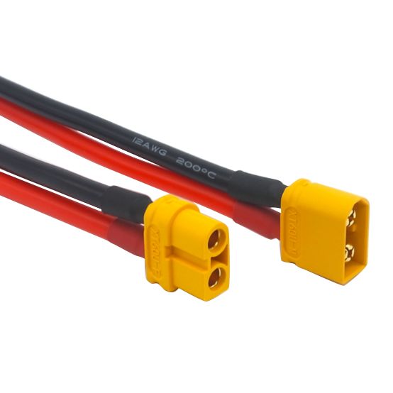 Chicote de silicone XT60 30A para armazenamento de energia